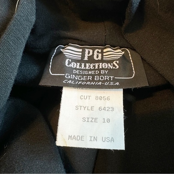 Vintage PG Collections Animal Tribal Print Car Wash Dress NWT - 10 - Picture 7 of 16